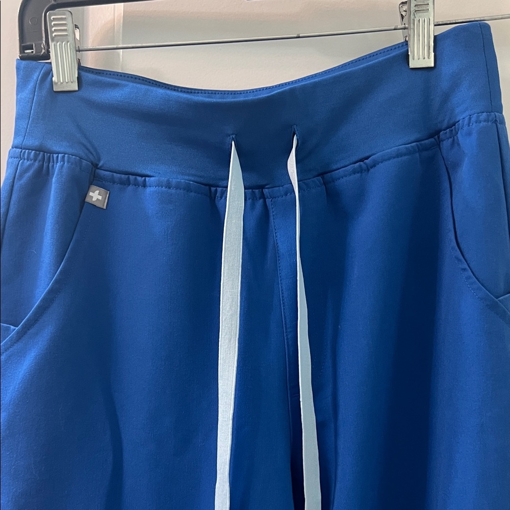 Figs Royal blue jogger scrub pants